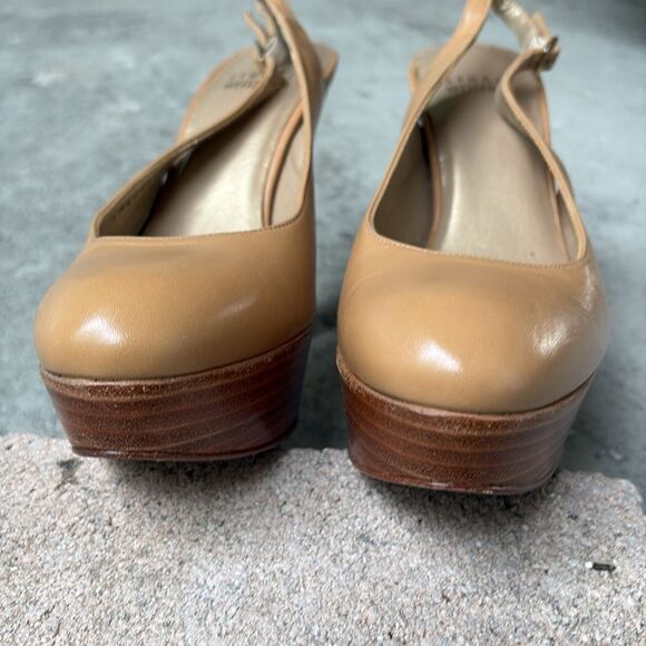 Stuart Weitzman platform sling backs - Picture 5 of 9